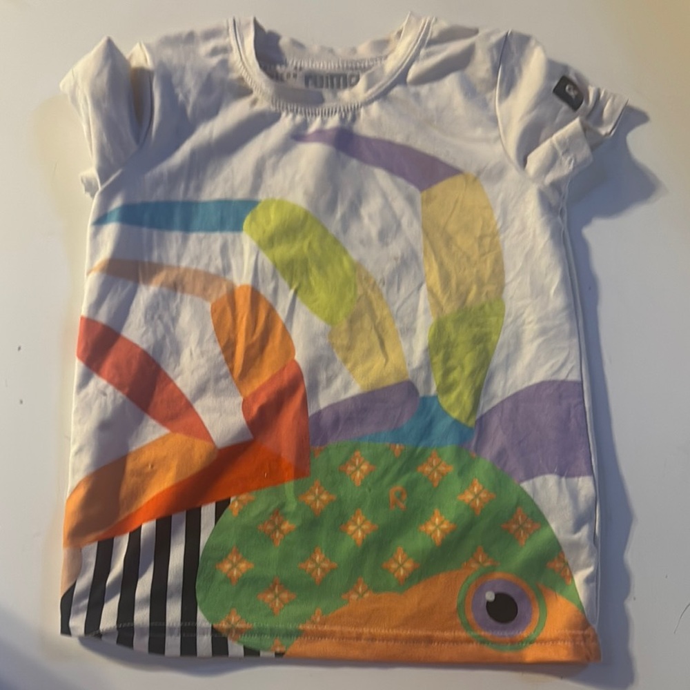 REIMA xylitol cool Kids Graphic T-Shirt size 4 (104 eu)